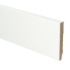 MDF plint recht 90x12 wit gefolied