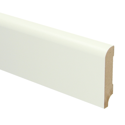 MDF Koloniale plint 70x15 wit voorgelakt RAL 9010