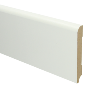 MDF Koloniale plint 120x15 wit voorgelakt RAL 9010