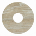 Zelfkl. rozet (17 mm) Scarlet Oak beige (10 st.)