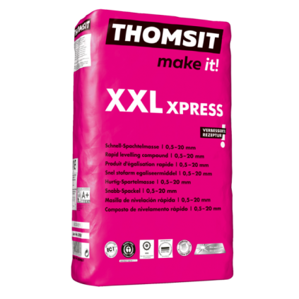 Thomsit XXL Xpress stofarme egalisatie 25 kg