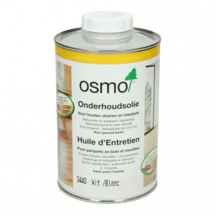 OSMO Onderhoudsolie Wit transparant 3440 1 L | Tukvloeren.nl