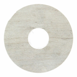 Zelfkl. rozet (17 mm) oud grenen gekalkt (10 st.)
