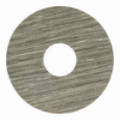 Zelfkl. rozet (17 mm) eiken grijs geolied (10 st.)