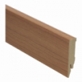 Rechte folieplint 70x14 kersen donker