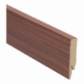 Rechte folieplint 70x14 mahonie