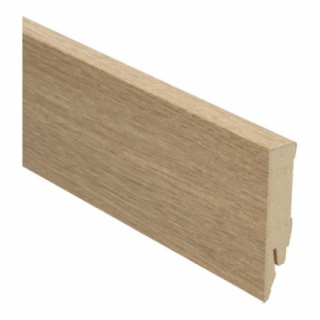 Rechte foliepl. 70x14 fijngestreept eiken naturel