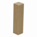 Hoek/eindstuk folie 4st. eiken diamant