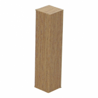 Hoek/eindstuk folie 4st. eiken select
