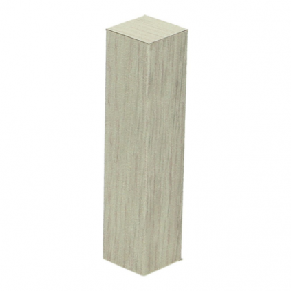 Hoek/eindstuk folie 4st. eiken polar