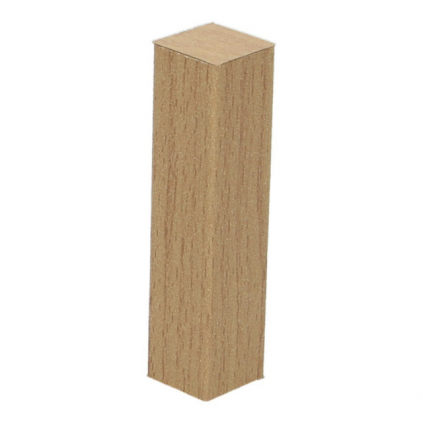 Hoek/eindstuk folie 4st. beuken licht