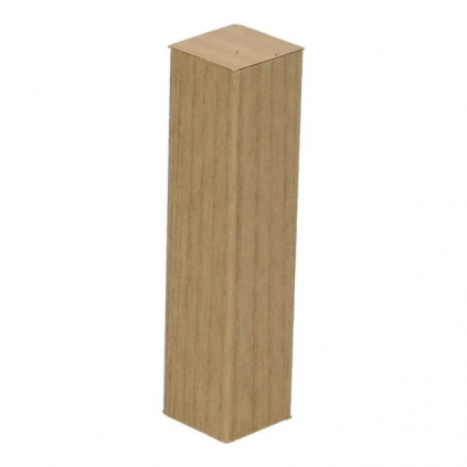 Hoek/eindstuk folie 4st. ahorn donker