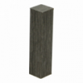 Hoek/eindstuk folie 4st. titanium eik