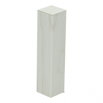 Hoek/eindstuk folie 4st. elzen wit