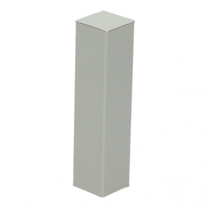 Hoek/eindstuk folie 4st. grijs