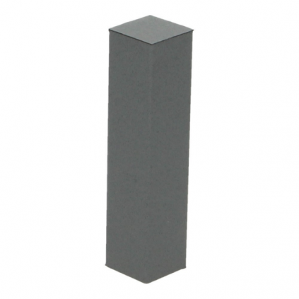 Hoek/eindstuk folie 4st. dekkend antraciet