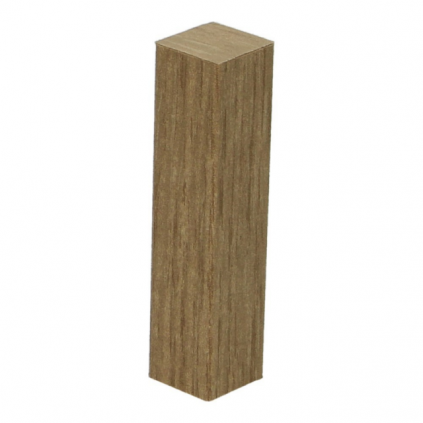 Hoek/eindstuk folie 4st. fijngestreept eiken nat.