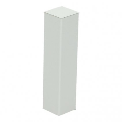 Hoek/eindstuk folie 4st. hoogglans wit