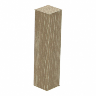 Hoek/eindstuk folie 4st. antiek eiken beige