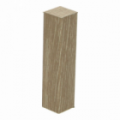 Hoek/eindstuk folie 4st. antiek eiken beige