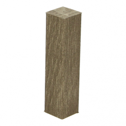 Hoek/eindstuk folie 4st. modern eiken bruin