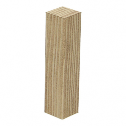 Hoek/eindstuk folie 4st. oud grenen