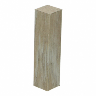 Hoek/eindstuk folie 4st. Scarlet Oak beige