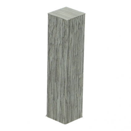 Hoek/eindstuk folie 4st. Scarlet Oak light grey