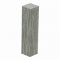 Hoek/eindstuk folie 4st. Scarlet Oak light grey