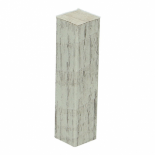 Hoek/eindstuk folie 4st. Castle Oak light