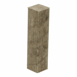 Hoek/eindstuk folie 4st. Castle Oak nature