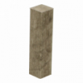 Hoek/eindstuk folie 4st. Castle Oak nature