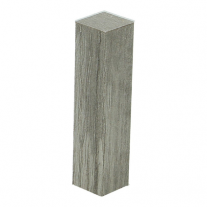 Hoek/eindstuk folie 4st. Country Oak grey