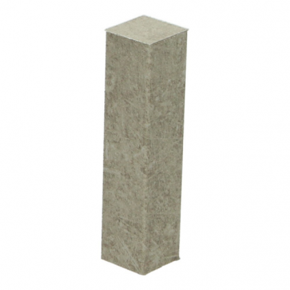 Hoek/eindstuk folie 4st. Cantera grey
