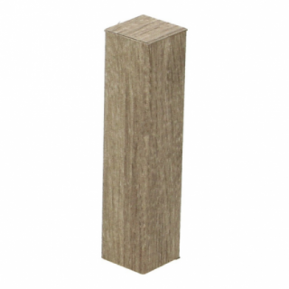 Hoek/eindstuk folie 4st. Mountain Oak light grey