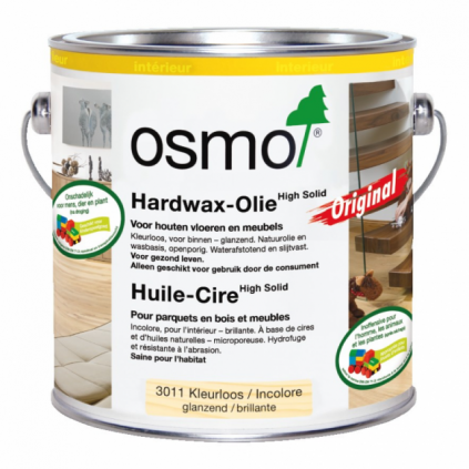 Osmo Hardwaxolie kleurloos 3011 glanzend 2,5L