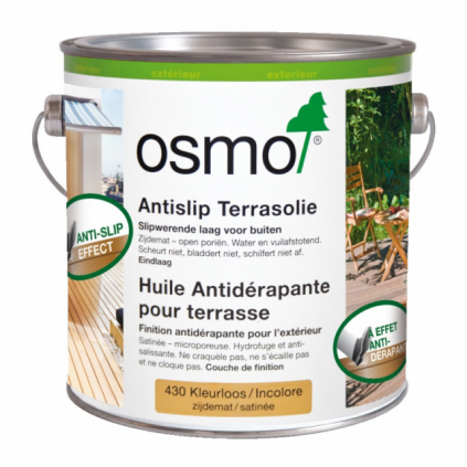 Osmo Antislip terrasolie 430 kleurloos 2,5L