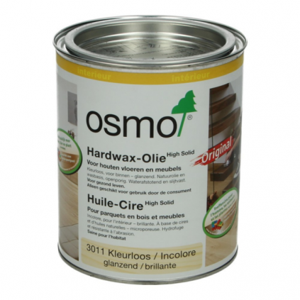 Osmo Hardwaxolie kleurloos 3011 glanzend 0,75L