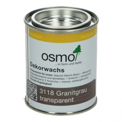 OSMO Decorwas TR3118 Granietgrijs 0,125L