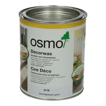 OSMO Decorwas TR3118 Granietgrijs 0,75L