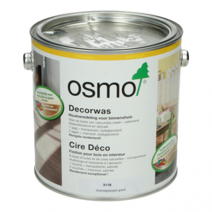 OSMO Decorwas TR3118 Granietgrijs 2,5L