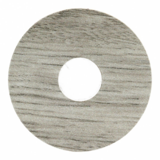 Zelfkl. rozet (17 mm) frans oud eiken gr (10 st.)
