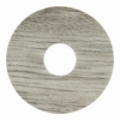 Zelfkl. rozet (17 mm) frans oud eiken gr (10 st.)