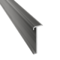 Trapneusprofiel 845 14x43mm tbv 2-3mm PVC RVS