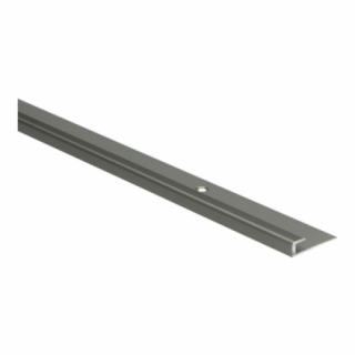 Inschuif eindprofiel 8mm tbv 5mm PVC RVS
