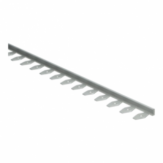 In-egaliseer eindprofiel (buigbaar) tot 6mm zilver