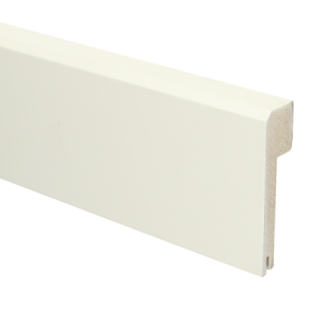 MDF Renovatieplint Klassiek 85x22 RAL 9010+uitsparing