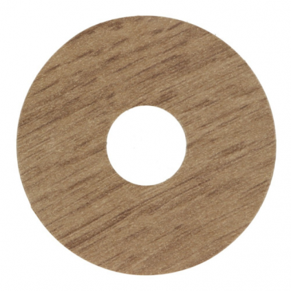 Zelfkl. rozet (17 mm) eiken gerookt (10 st.)