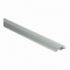 Overgangsprof. Kuberit PVC klik 4-9,5 mm zilver