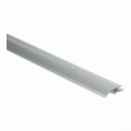Overgangsprof. Kuberit PVC klik 4-9,5 mm zilver